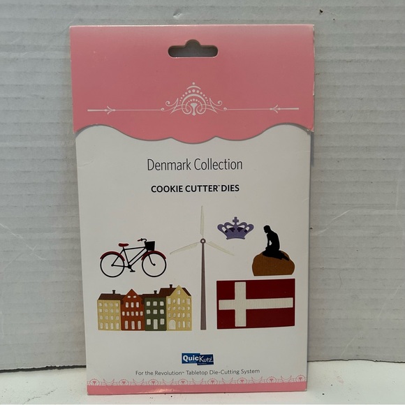 Quickutz 6-pc cookie cutter dies - DENMARK collection - Picture 1 of 6